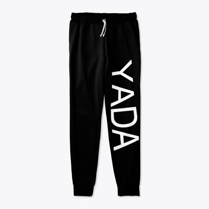 Jogger pants-Black/White