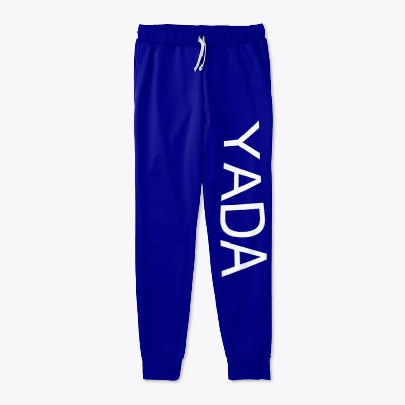 Jogger pants-Navy/white