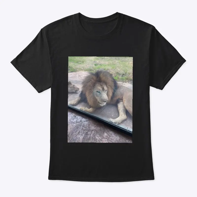 Tshirt-Black/lion