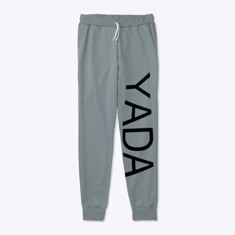 Jogger pants-Gray/black