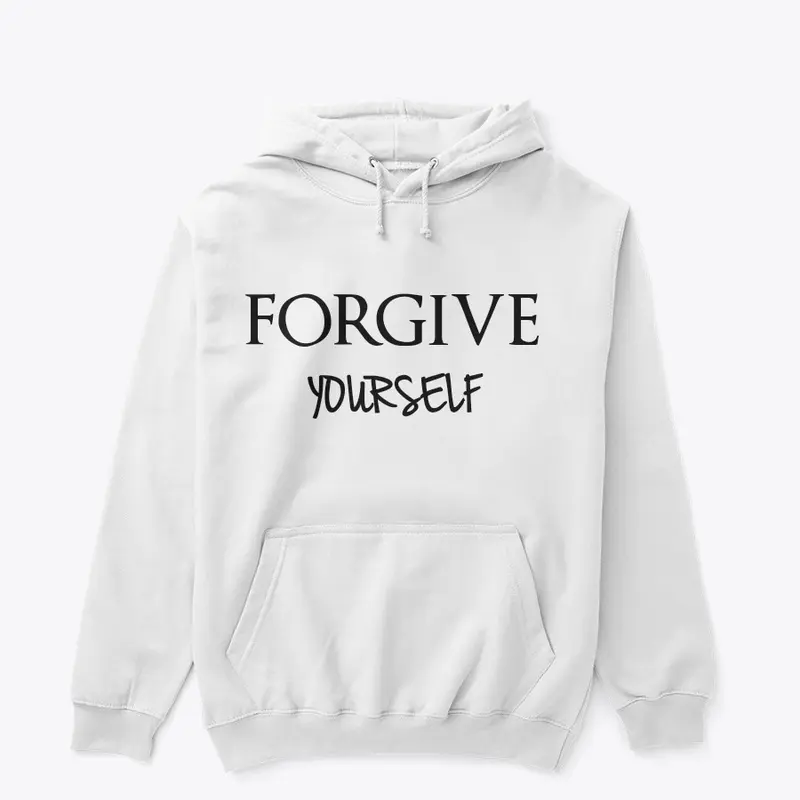 White/black_Forgive hoodie