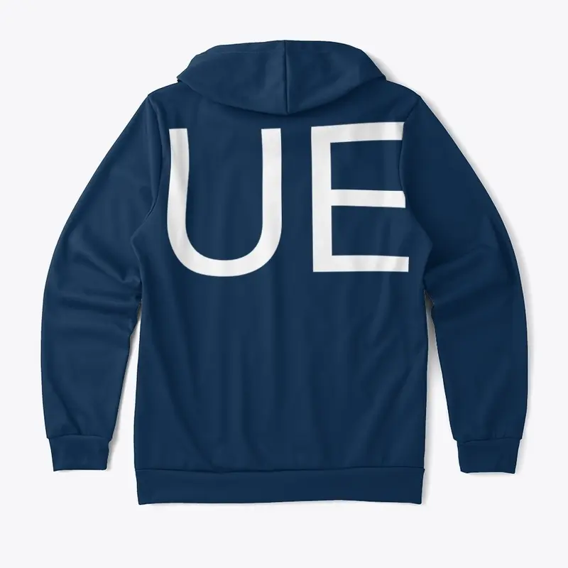 Hoodie-Navy/White