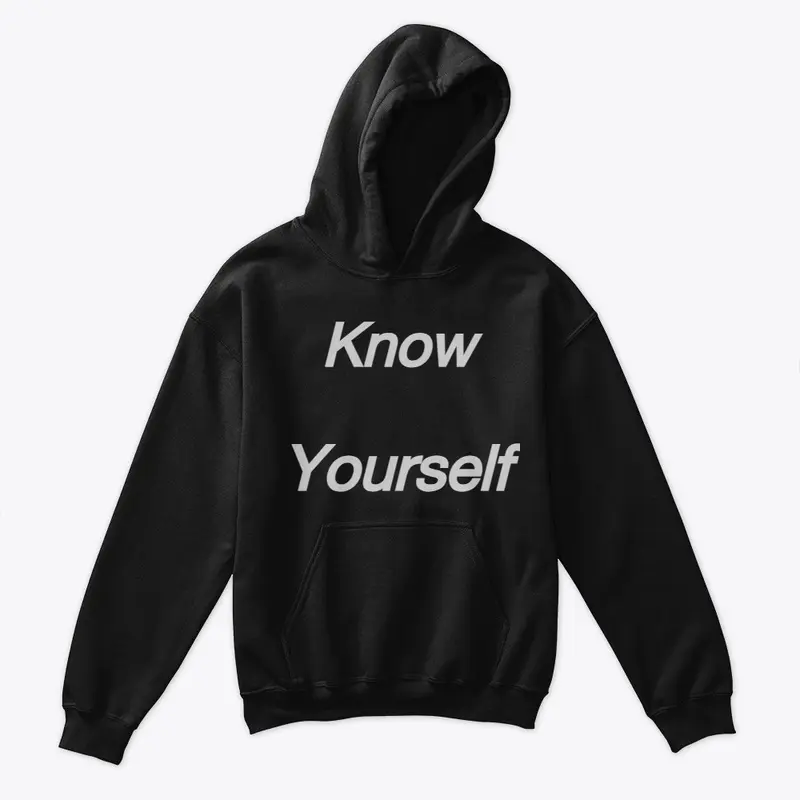 Kids Hoodie-Black/gray